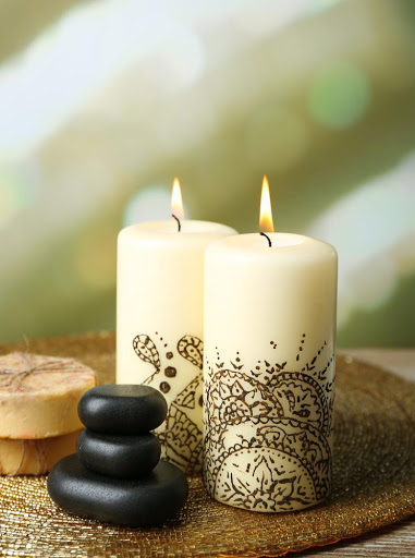 decorated candles